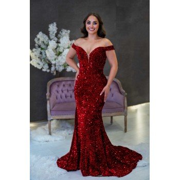 Red Debs Dress Style 12203