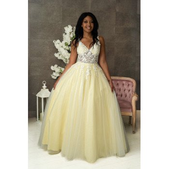Yellow Debs Dress Style 7820