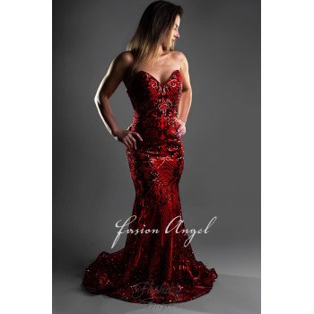 Red Debs Dress Style N6-291