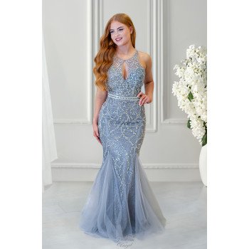 Silver Debs Dress Style 8024