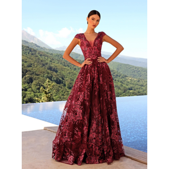 Wine Debs Dress Style JX5036