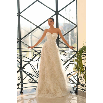 Ivory/Nude Debs Dress Style...