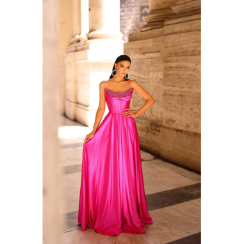 Hot Pink Debs Dress Style...