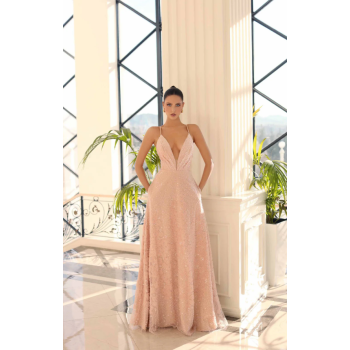 Dusty Pink Debs Dress Style...