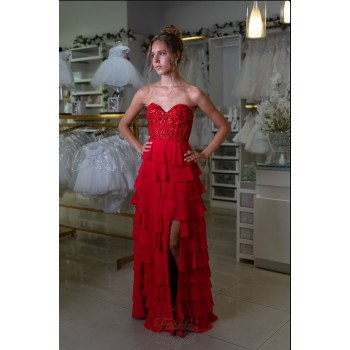 Red Debs Dress Style 240708