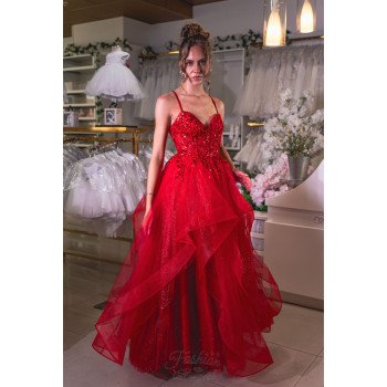 Red Debs Dress Style 8983