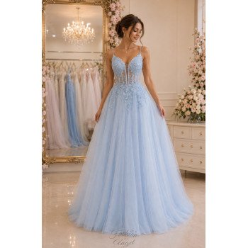 Light Blue Debs Dress Style...