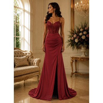 Burgundy Debs Dress Style 8970